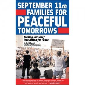 Book: "September 11th Families for Peaceful Tomorrows" published by families who lost loved ones on 1/16, including Donna Marsh O'Connor