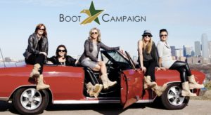 The Boot Girls who campaign to support our military