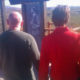 Rep. Giffords and Mark Kelly at Gabe Zimmerman Trail Head, Jan 8, 2012
