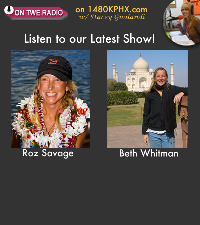 TWE Encore Podcasts with Guests Roz Savage and Beth Whitman