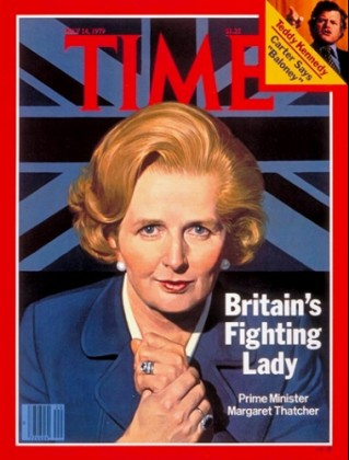 Meryl Streep in "The Iron Lady"--Time Magazine cover of Margaret Thatcher