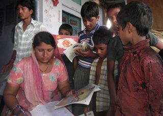 Sita Kimari of Room to Read in India | Photo from roomtoread.org site for Top 10