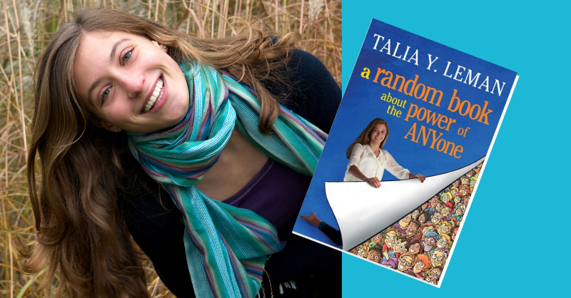 Talia Lemon, founder of RandomKids and author of "A Random Book About the Power of ANYone | Photos given to TWE by Talia