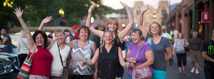 Beth Whitman travel group in Santa Fe--6/2012