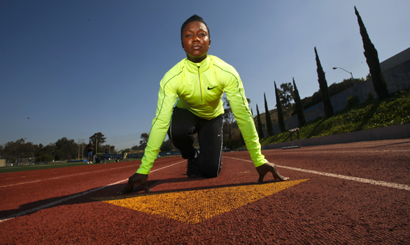 London Olympics Hopeful Carmelita Jeter A Work in Progress: Photo: Mark Boster/LA Times