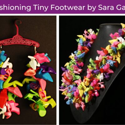 Tiny footwear jewelry by artist Sara Gallo | The Women's Eye