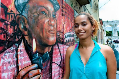 Panmela Castro, Saving Lives Thru Graffiti: Photo: Aaron KisnerVital Voices