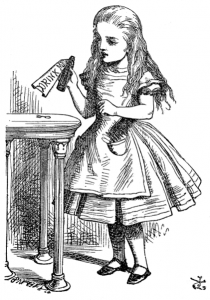 Alice in Wonderland original sketch