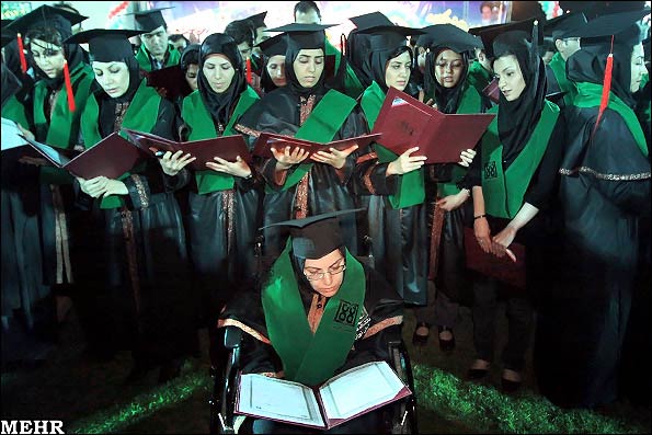 Iranian Graduates from Tehran Medical Science university/June 2012/Photo: MEHR