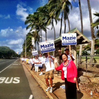 Mazie Hirono, new Senator from Hawaii