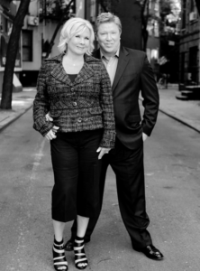 Anne O'Shea, producer, with husband Brian