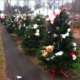 Christmas Tree Memorial at Sandy Hook Elementary, one for each person who was killed | Photo: Don Champion, 7NEWS