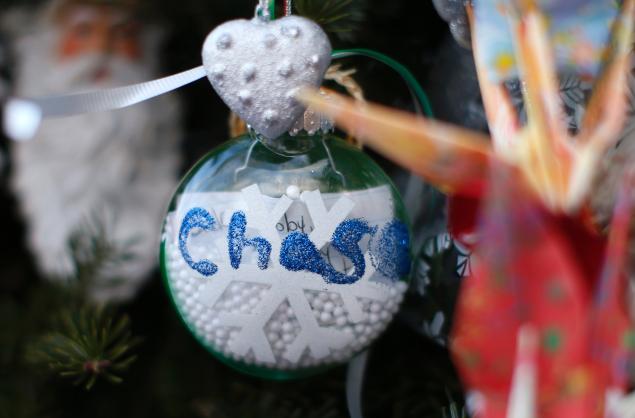 Christmas ornament for Chase Kowalski, victim of Sandy Hook Tragedy
