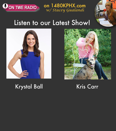 TWE Radio Podcasts with MSNBC's Krystal Ball and Kris Carr, author of bestseller, Crazy Sexy Kitchen