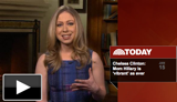 Chelsea Clinton photo from TODAY Show video on the National Day of Service and Hillary Clinton
