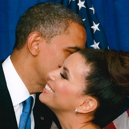 EvaLongoria and President Obama/Photo: Obama for America