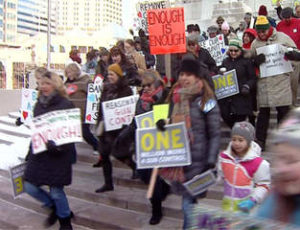 One Million Moms for Gun Control March--WISH-TV