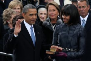 President and Mrs. Obama on Inauguration Day from Mrs. O Blog