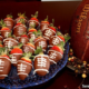 Football Chocolate-Covered Strawberries from Game Day Recipes on Martha Stewart Living
