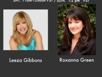 Leeza Gibbons, popular TV personality, and Roxanna Green, mother of Christina, the youngest victim of Tucson shooting