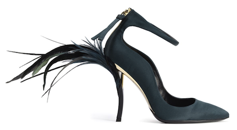 Roger Vivier (Bruno Frisoni) Eyelash Heel pumps, fall 2012-2013 Rendez-Vous (Limited Edition Collection) | Photo: courtesy Roger Vivier/Photo by Stephane Garrigues