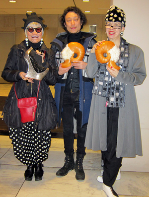 The Idiosyncratic Fashionistas with designer Masayn Kushino