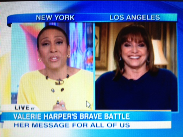 Valerie Harper on GMA with Robin Roberts/Screenshot