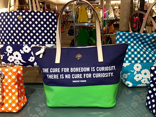 Spring Handbags in Nordstroms--Kate Spade