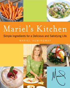 Mariel Hemingway's book, Mariel's Kitchen