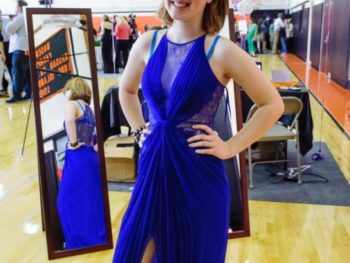Julie Trantel in Prom from Rent a Runway for Prom/Photo: Jeff Bachner/NYDailyNews