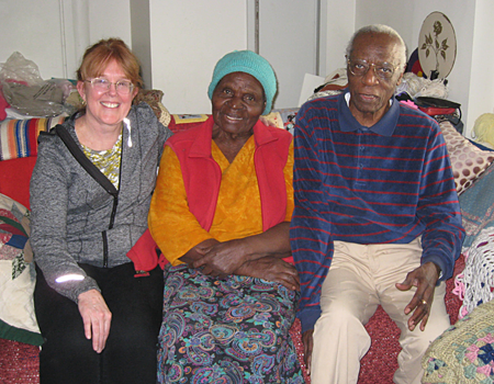 Dr. Roseanna with couple | Photo Courtesy of Women of Means Organization