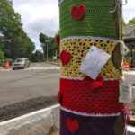 Newtown six months after the shootings--knitting remembrance