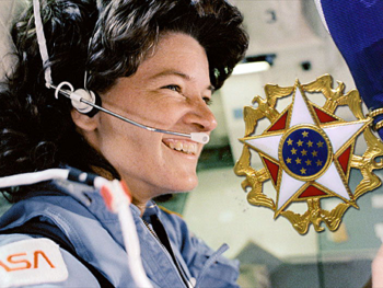 Sally Ride becomes first American woman to fly in space 6/18/83/NASA