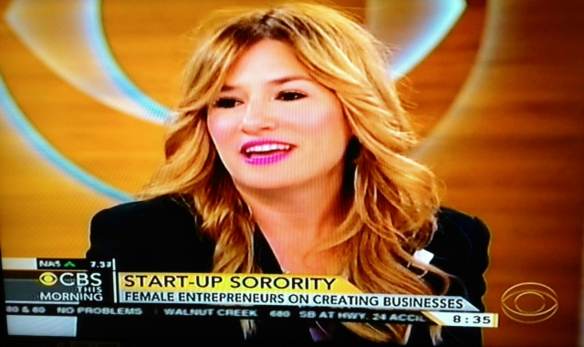 Ali Webb on Female Entrepreneurs/CBS Morning Screenshot