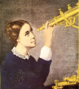 Maria Mitchell, first female astronomer born 8/1/13