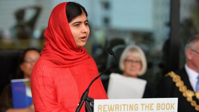 Malala at Birmingham Library