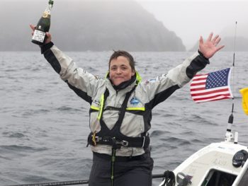 Sarah Outen, first woman to row Japan to Alaska