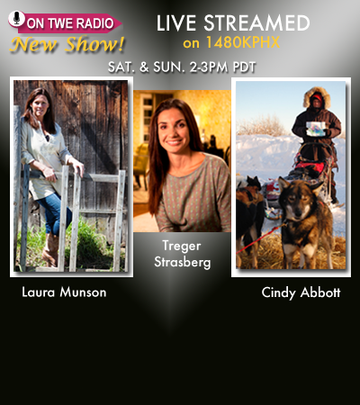 New on TWE Radio: Laura Munson, Treger Strasberg and Cndy Abbott