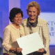 Hillary Clinton and President of Intel Foundation at Clinton Global Initiative Summit