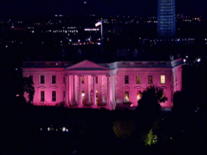 White House Goes Pink for Breast Cancer Awareness Month