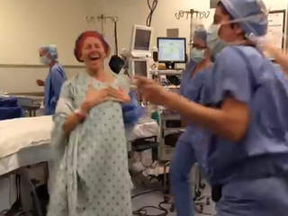 Deborah Cohan--Double Mastectomy patient before operation