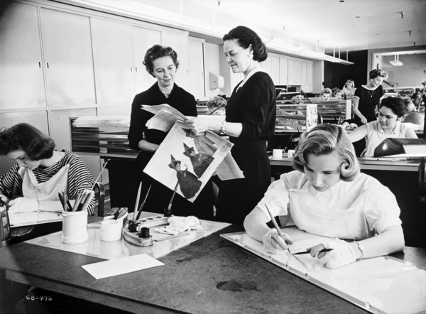 Women working at Disney, 1959