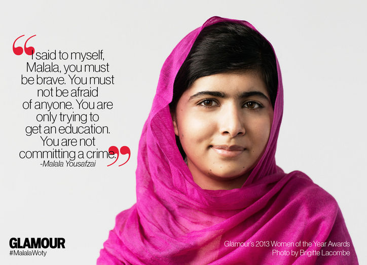Malala Yousafzai wins 2013 Glamour of Year