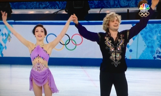 Davis and Whit Win Ice Dancing Gold/NBC Screenshot
