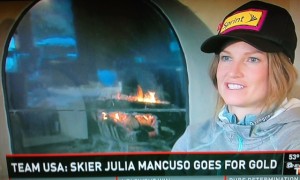 Julia Mancuso, Olympic skier, 2014 Sochi Games--Photo--NBC Screenshot