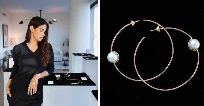 Ana Khouri and jewelry/Photo: Agaton Strom, NY Times