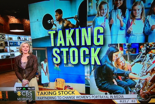 Lee Woodruff, CBS This Morning on piece about Taking Stock with Getty Images