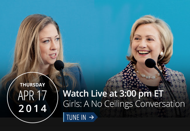 Hillary and Chelsea Clinton on Girls, A No Ceiling Conversation
