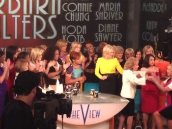 Barbara Walters and Hosts of 'The View"