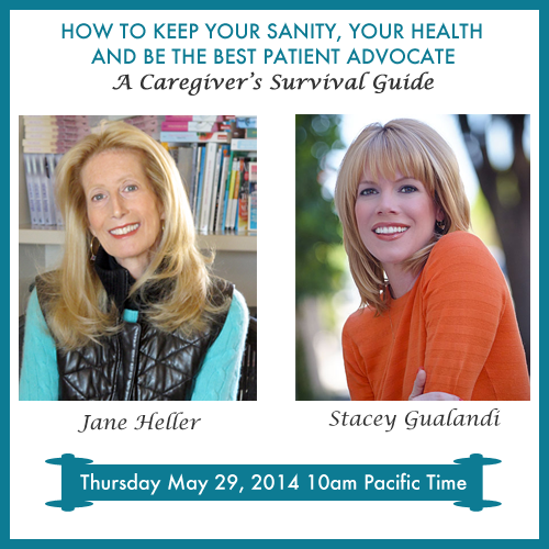 TWE TelEvent on Tips for Caregivers with Jane Heller, interviewed by TWE Radio Host Stacey Gualandi